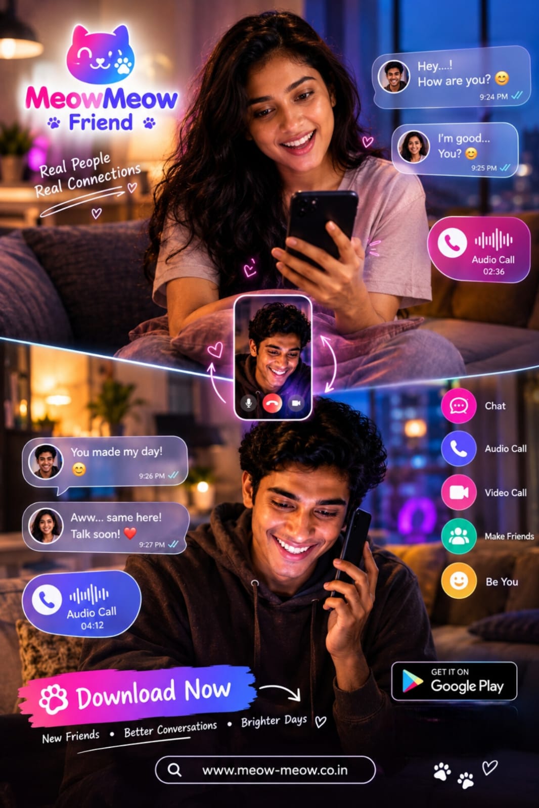 Meow Meow Frnd — make friends online